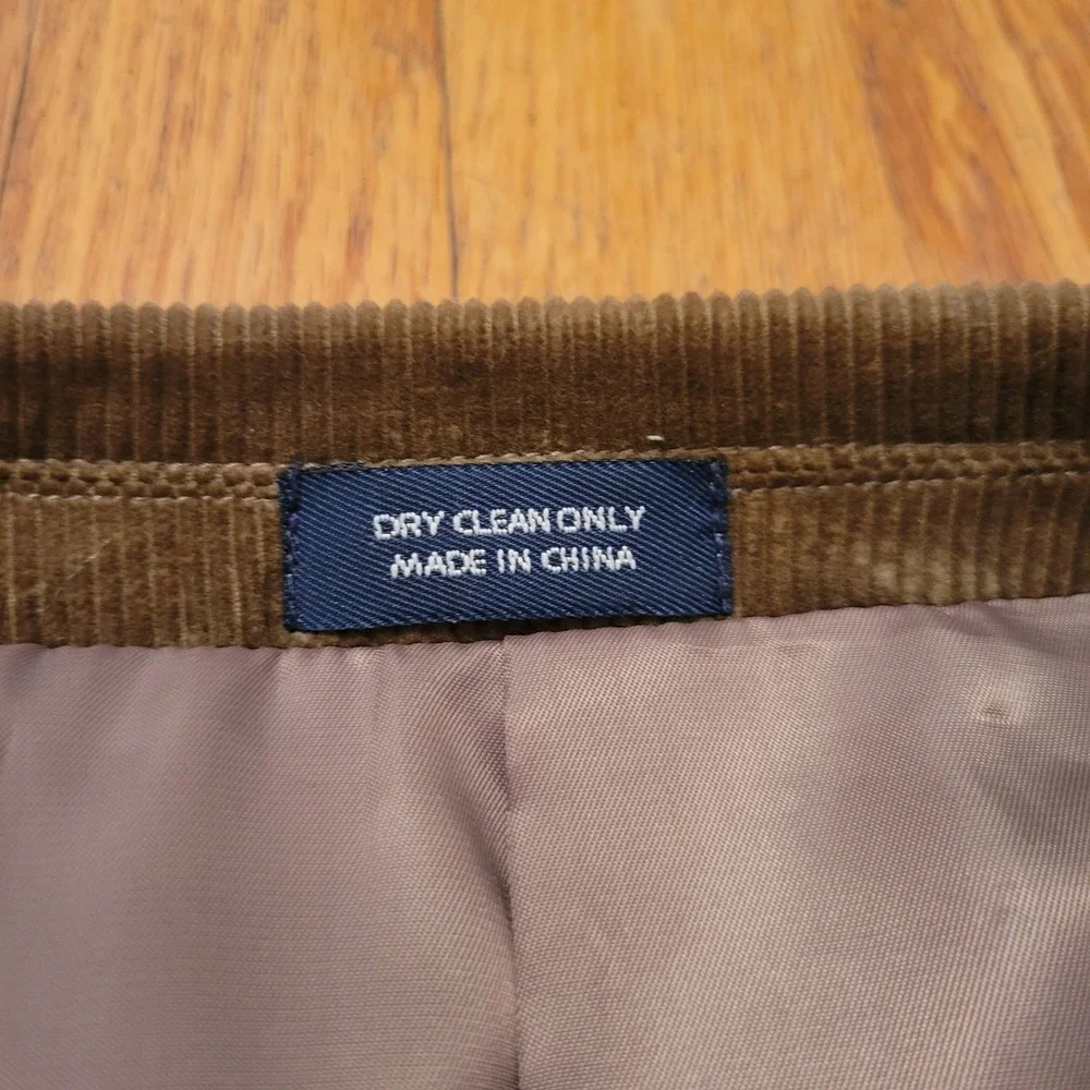 Saddlebred‎ Brown Corduroy Blazer Suit Jacket 44R Preppy Granola Earthy Twee